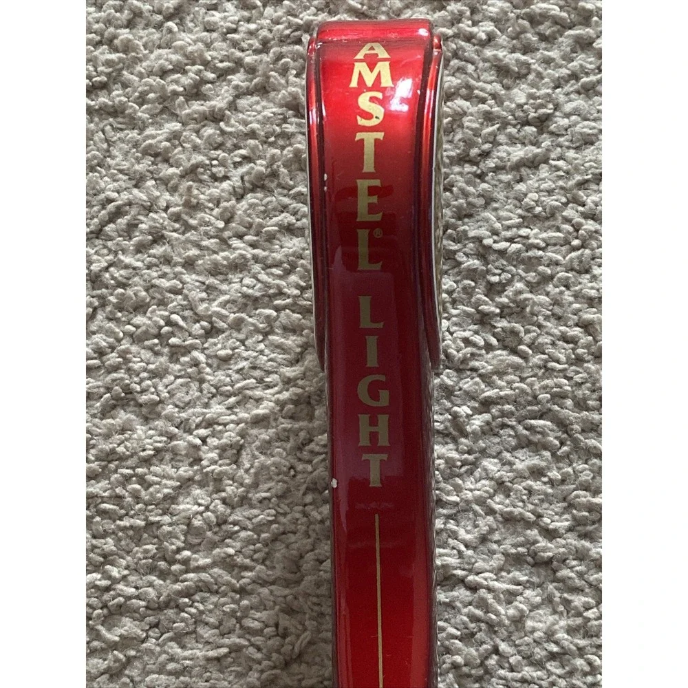 Amstel Light Ruby Red Tall Draft Beer Tap Handle Holland Netherlands